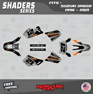 スズキ DR650 (全年式) DR 650 シェーダー用グラフィックスキット - オレンジ Graphics Kit for Suzuki DR650 (All Years) DR 650 Shaders - ORANGE 【並行輸入品】 51,480円