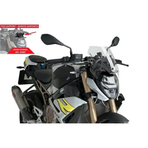 フロントガラス スポーツ OEM サポートなし PUIG BMW M 1000 R 2023 - 2024 クリア- WINDSHIELD SPORT NO OEM SUPPORT PUIG FOR BMW M 1000 R 2023 - 2024 CLEAR- 【並行輸入品】