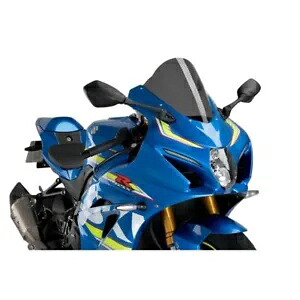 PUIG R-レーサー スクリーン スズキ GSX-R 1000/R 2017 - 2022 ダークスモーク 3631F PUIG R-RACER SCREEN FOR SUZUKI GSX-R 1000/R 2017 - 2022 DARK SMOKE 3631F 【並行輸入品】