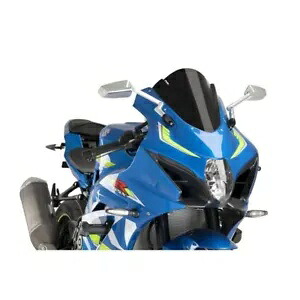 PUIG Z-レーシング スクリーン スズキ GSX-R 1000/R 2017 - 2022 に対応 ブラック 9013N PUIG Z-RACING SCREEN COMPATIBLE FOR SUZUKI GSX-R 1000/R 2017 - 2022 BLACK 9013N 【並行輸入品】