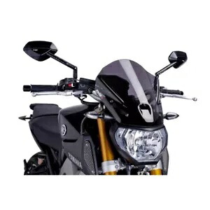 プーイグ ネイキッド N.G.ヤマハ MT-09 850 2013 - 2016 ダークスモーク 6861F 用ツーリングスクリーン PUIG NAKED N.G. TOURING SCREEN FOR YAMAHA MT-09 850 2013 - 2016 DARK SMOKE 6861F 【並行輸入品】