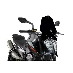 プーイグ ネイキッド N.G.スポーツスクリーン KTM DUKE 890 L 2021 - 2023 ブラック 9668N PUIG NAKED N.G. SPORT SCREEN FOR KTM DUKE 890 L 2021 - 2023 BLACK 9668N 【並行輸入品】
