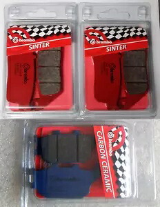 ブレンボ フロント/リア ブレーキ パッド セット、TRIUMPH TIGER 800 XRt 2015 に適合 - BREMBO FRONT / REAR BRAKE PADS SET COMPATIBLE FOR TRIUMPH TIGER 800 XRt 2015 - 【並行輸入品】