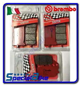 ブレンボ フロント/リア ブレーキ パッド セット ホンダ CRF 1000 L アフリカ ツイン 2016 -- BREMBO FRONT / REAR BRAKE PADS SET FOR HONDA CRF 1000 L AFRICA TWIN 2016 -- 【並行輸入品】