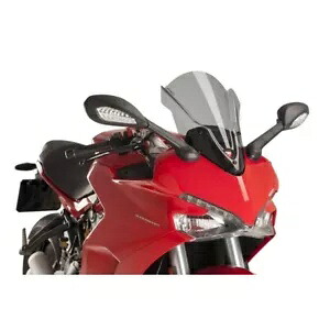 PUIG Z-レーシング スクリーン ドゥカティ スーパースポーツ 939/S 2017 - 2020 ライトスモーク 9434H PUIG Z-RACING SCREEN FOR DUCATI SUPERSPORT 939/S 2017 - 2020 LIGHT SMOKE 9434H 【並行輸入品】