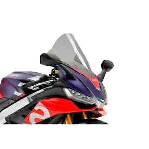 PUIG R レーサー スクリーン アプリリア RSV4 1100/ファクトリー 2021 - 2023 ライトスモーク 20771H PUIG R-RACER SCREEN FOR APRILIA RSV4 1100/FACTORY 2021 - 2023 LIGHT SMOKE 20771H 【並行輸入品】