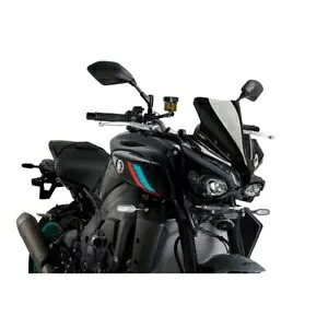 プーイグ ネイキッド N.G.スポーツスクリーン ヤマハ MT-10 1000 SP 2022 - 2023 ブラック 21361N PUIG NAKED N.G. SPORT SCREEN FOR YAMAHA MT-10 1000 SP 2022 - 2023 BLACK 21361N 【並行輸入品】