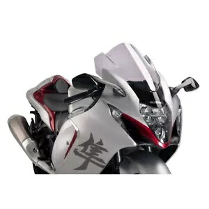 フロントガラス Puig スズキ GSX-R 1300 隼 2021 - 2023 スモークグレー 21138H- WINDSHIELD PUIG FOR SUZUKI GSX-R 1300 HAYABUSA 2021 - 2023 SMOKE GRAY 21138H- 【並行輸入品】