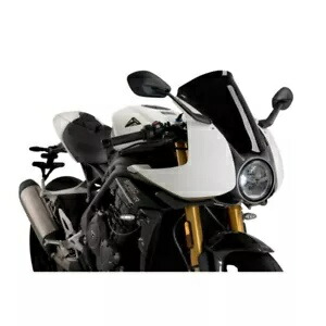 フロントガラス Puig トライアンフ スピード トリプル 1200 RR 2022 - 2023 ブラック 21262N- WINDSHIELD PUIG FOR TRIUMPH SPEED TRIPLE 1200 RR 2022 - 2023 BLACK 21262N- 【並行輸入品】