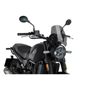 PUIG スポーツスクリーン ベネリ レオンチーノ 500 トレイル 2015 - 2023 ダークスモーク 9747F PUIG SPORT SCREEN FOR BENELLI LEONCINO 500 TRAIL 2015 - 2023 DARK SMOKE 9747F 【並行輸入品】