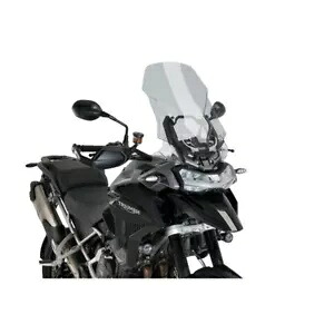 PUIG ツーリング スクリーン トライアンフ タイガー 1200 GT 2022 - 2023 ライトスモーク 21336H PUIG TOURING SCREEN FOR TRIUMPH TIGER 1200 GT 2022 - 2023 LIGHT SMOKE 21336H 【並行輸入品】