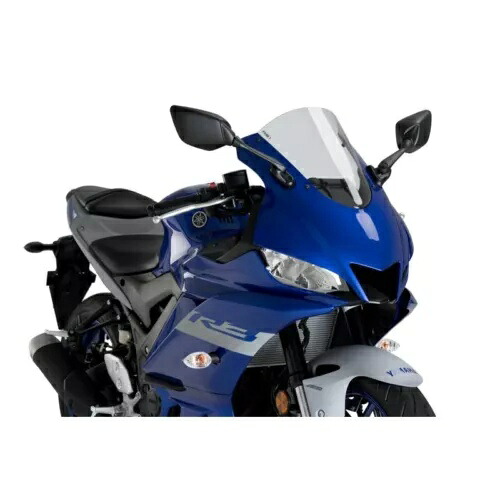 PUIG R-レーサー スクリーン ヤマハ YZF-R3 300 2019 - 2023 クリア 3737W に対応 PUIG R-RACER SCREEN COMPATIBLE FOR YAMAHA YZF-R3 300 2019 - 2023 CLEAR 3737W 【並行輸入品】