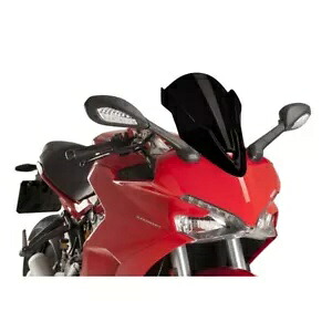 PUIG Z-レーシング スクリーン ドゥカティ スーパースポーツ 939/S 2017 - 2020 ブラック 9434N PUIG Z-RACING SCREEN FOR DUCATI SUPERSPORT 939/S 2017 - 2020 BLACK 9434N 【並行輸入品】