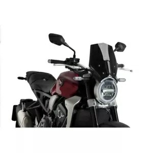 PUIG スポーツスクリーン ホンダ CB 650 R ネオスポーツカフェ 2019 - 2023 ブラック 9748N PUIG SPORT SCREEN FOR HONDA CB 650 R NEO SPORTS CAFE 2019 - 2023 BLACK 9748N 【並行輸入品】