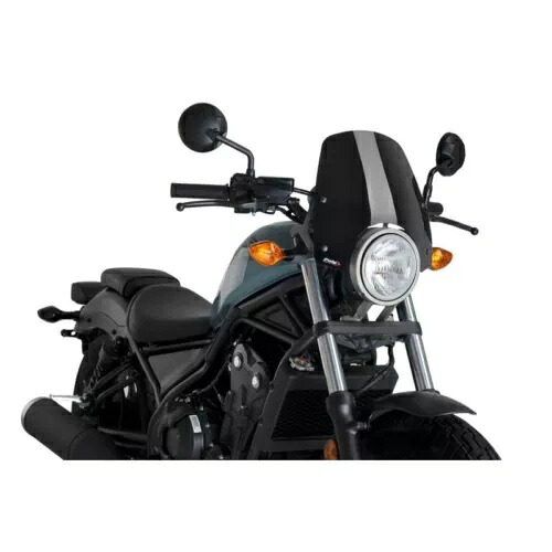 プーイグ ネイキッド N.G.スポーツスクリーン ホンダレベル CMX500 2020 - 2023 ブラック 3829N PUIG NAKED N.G. SPORT SCREEN FOR HONDA REBEL CMX500 2020 - 2023 BLACK 3829N 【並行輸入品】