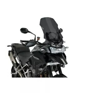 PUIG ツーリング スクリーン トライアンフ タイガー 1200 GT 2022 - 2023 ダークスモーク 21336F PUIG TOURING SCREEN FOR TRIUMPH TIGER 1200 GT 2022 - 2023 DARK SMOKE 21336F 【並行輸入品】