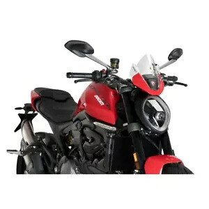 PUIG スポーツスクリーン DUCATI MONSTER 937 PLUS 2021 - 2023 クリア 20688W PUIG SPORT SCREEN FOR DUCATI MONSTER 937 PLUS 2021 - 2023 CLEAR 20688W 【並行輸入品】