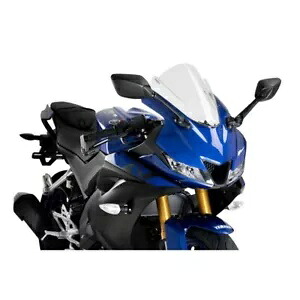 PUIG Z-レーシング スクリーン ヤマハ YZF-R125 2019 - 2023 クリア 3619W に対応 PUIG Z-RACING SCREEN COMPATIBLE FOR YAMAHA YZF-R125 2019 - 2023 CLEAR 3619W 【並行輸入品】|カスタムパーツ WORLD倉庫