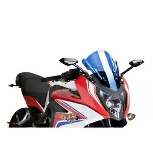 PUIG Z-レーシング スクリーン ホンダ CBR 650 F 2014 - 2020 ブルー 7003A に対応 PUIG Z-RACING SCREEN COMPATIBLE FOR HONDA CBR 650 F 2014 - 2020 BLUE 7003A 【並行輸入品】