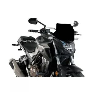 プーイグ ネイキッド N.G.スポーツスクリーン ホンダ CB 500 F 2019 - 2021 ブラック 21412N PUIG NAKED N.G. SPORT SCREEN FOR HONDA CB 500 F 2019 - 2021 BLACK 21412N 【並行輸入品】