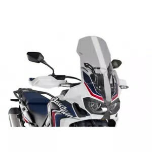 フロントガラス Puig ホンダ アフリカツイン CRF1000L ADV スポーツ 2018 - 2019 スモークグレー- WINDSHIELD PUIG FOR HONDA AFRICA TWIN CRF1000L ADV SPORTS 2018 - 2019 SMOKE GRAY- 【並行輸入品】