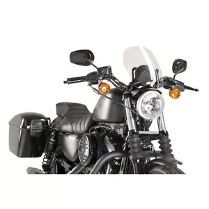 Puig スクリーン ハーレーダビッドソン スポーツスター 883 アイアン 2009 - 2012 クリア 9283W PUIG SCREEN FOR HARLEY DAVIDSON SPORTSTER 883 IRON 2009 - 2012 CLEAR 9283W 【並行輸入品】｜カスタムパーツ WORLD倉庫