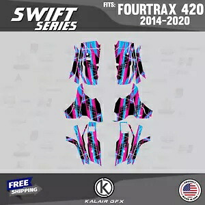 HONDA FOURTRAX 420 (2014-2023) 用グラフィックスキット Swift-magenta Graphics Kit for HONDA FOURTRAX 420 (2014-2023) Swift-magenta 【並行輸入品】