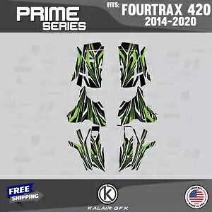 HONDA FOURTRAX 420 (2014-2023) 用グラフィックスキット プライムグリーン Graphics Kit for HONDA FOURTRAX 420 (2014-2023) Prime-green 【並行輸入品】