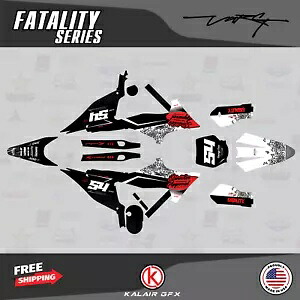 Stark Future 用グラフィックキット - VARG 電動ダートバイク Fatality-Red-shift Graphics Kit for Stark Future - VARG Electric Dirt Bike Fatality-Red-shift 【並行輸入品】