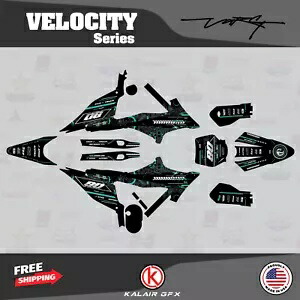 Stark Future 用グラフィックキット - VARG 電動ダートバイク Velocity-Teal Graphics Kit for Stark Future - VARG Electric Dirt Bike Velocity-Teal 【並行輸入品】