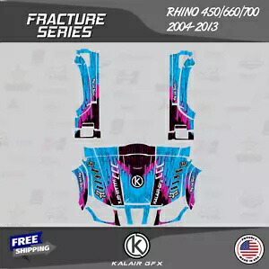 グラフィックスキット Yamaha Rhino 450/660/700 2004-2013 FRACTURE-CM 16 MIL Graphics Kit for Yamaha Rhino 450/660/700 2004-2013 FRACTURE-CM 16 MIL 【並行輸入品】