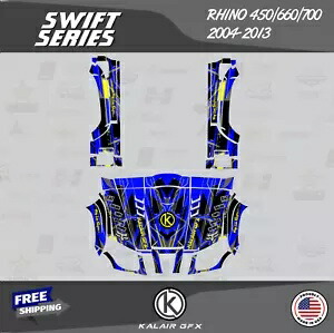 グラフィックキット Yamaha Rhino 450/660/700 2004-2013 SWIFT-ブルー-イエロー 16 MIL Graphics Kit for Yamaha Rhino 450/660/700 2004-2013 SWIFT-Blue-yellow 16 MIL 【並行輸入品】 64,130円