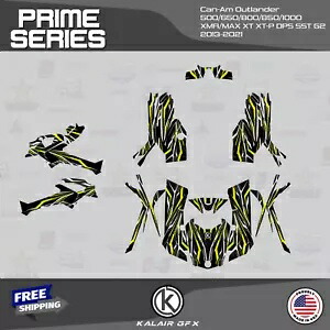 CAN-AM Outlander 800R/1000 XT-P DPS SST G2 プライムイエロー用グラフィックスキット Graphics Kit for CAN-AM Outlander 800R/1000 XT-P DPS SST G2 Prime-Yellow 【並行輸入品】