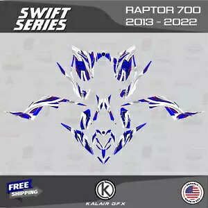 ヤマハ ラプター 700 (2013-2022) 16 MIL 700R スイフト用グラフィックスキット - ブルーレッド Graphics Kit for YAMAHA RAPTOR 700 (2013-2022) 16 MIL 700R Swift - Blue Red 【並行輸入品】