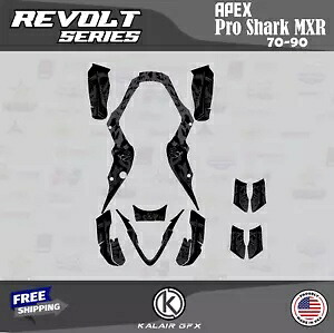 APEX Pro Shark MXR 70 90 Revolt-smoke 用グラフィックスキット Graphics Kit for APEX Pro Shark MXR 70 90 Revolt-smoke 【並行輸入品】