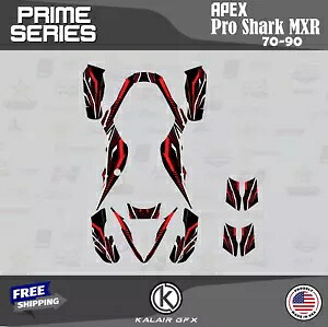 APEX Pro Shark MXR 70 90 プライムレッド用グラフィックスキット Graphics Kit for APEX Pro Shark MXR 70 90 Prime-red 【並行輸入品】