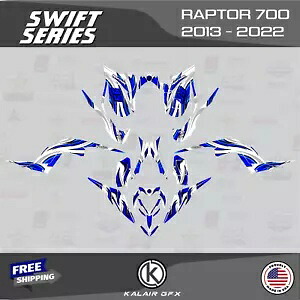 ヤマハ ラプター 700 (2013-2022) 16 MIL 700R スイフトブルー用グラフィックスキット Graphics Kit for YAMAHA RAPTOR 700 (2013-2022) 16 MIL 700R Swift-Blue 【並行輸入品】
