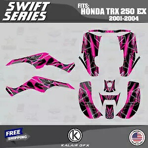 HONDA TRX 250EX (2001-2004) 用グラフィックスキット Swift-Magenta Graphics Kit for HONDA TRX 250EX (2001-2004) Swift-Magenta 【並行輸入品】