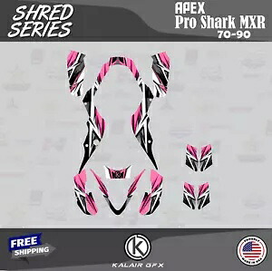 APEX Pro Shark MXR 70 90 シュレッドピンク用グラフィックスキット Graphics Kit for APEX Pro Shark MXR 70 90 Shred-pink 【並行輸入品】
