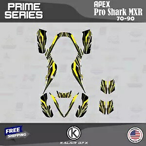 APEX Pro Shark MXR 70 90 用グラフィックスキット プライムイエロー Graphics Kit for APEX Pro Shark MXR 70 90 Prime-yellow 【並行輸入品】