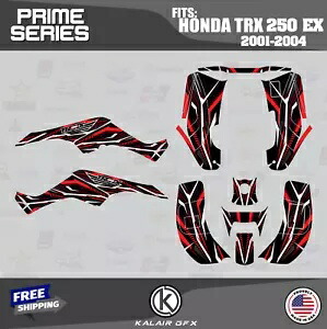 HONDA TRX 250EX (2001-2004) 用グラフィックスキット プライムレッド Graphics Kit for HONDA TRX 250EX (2001-2004) Prime-Red 【並行輸入品】