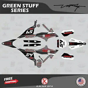 Stark Future 用グラフィックスキット - VARG 電動ダートバイク Green-stuff-Red-Shift Graphics Kit for Stark Future - VARG Electric Dirt Bike Green-stuff-Red-Shift 【並行輸入品】