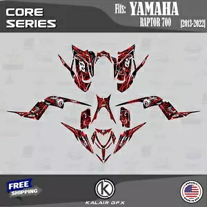 ヤマハ ラプター 700 (2013-2022) 16 MIL 700R コア用グラフィックスキット - レッドシフト Graphics Kit for YAMAHA RAPTOR 700 (2013-2022) 16 MIL 700R Core - RED-SHIFT 【並行輸入品】