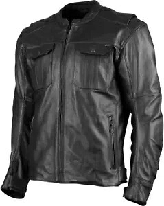 バンド オブ ブラザーズ レザー ジャケット ブラック - スモール スピード アンド ストレングス 880365 Band of Brothers Leather Jacket Black - Small Speed and Strength 880365 【並行輸入品】