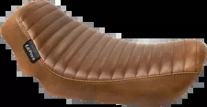 Le Pera プリーツストリーカー ソロシート LK-351PTTDV ブラウン Le Pera Pleated Streaker Solo Seat - LK-351PTTDV Brown 【並行輸入品】｜カスタムパーツ WORLD倉庫