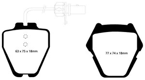 イエロースタッフ フロント ブレーキ パッド Yellowstuff Front Brake Pads 【並行輸入品】|カスタムパーツ WORLD倉庫