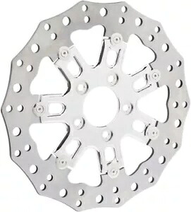 7 バルブ コンター フローティング フロント ブレーキ ローター 300mm Arlen Ness 33-10302-202 7-Valve Contour Floating Front Brake Rotor 300mm Arlen Ness 33-10302-202 【並行輸入品】｜カスタムパーツ WORLD倉庫