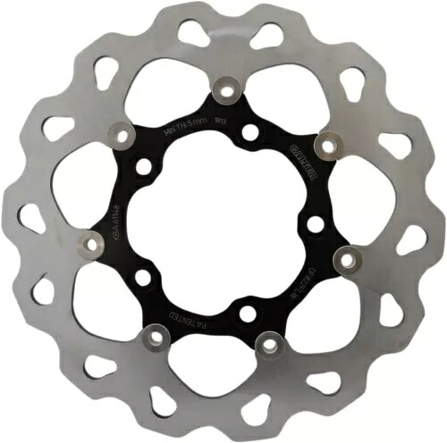 フローティングウェーブ ブレーキローター ハーレーダビッドソン VRSC ガルファー DF822FLW リアディスク Floating Wave Brake Rotor Harley Davidson VRSC Galfer DF822FLW Rear Disc 【並行輸入品】