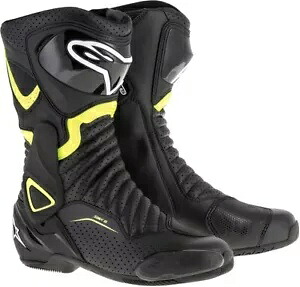 SMX-6v2 ベント付きストリート ライディング ブーツ ブラック/イエロー US 3.5 Alp. 2223017-1550-36 SMX-6v2 Vented Street Riding Boots Black/Yellow US 3.5 Alp. 2223017-1550-36 【並行輸入品】