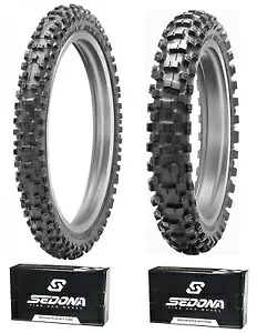 MX53 80/100-21 & 100/100-18 タイヤキット セドナチューブ付き MX53 80/100-21 & 100/100-18 Tire Kit w/ Sedona Tubes 【並行輸入品】